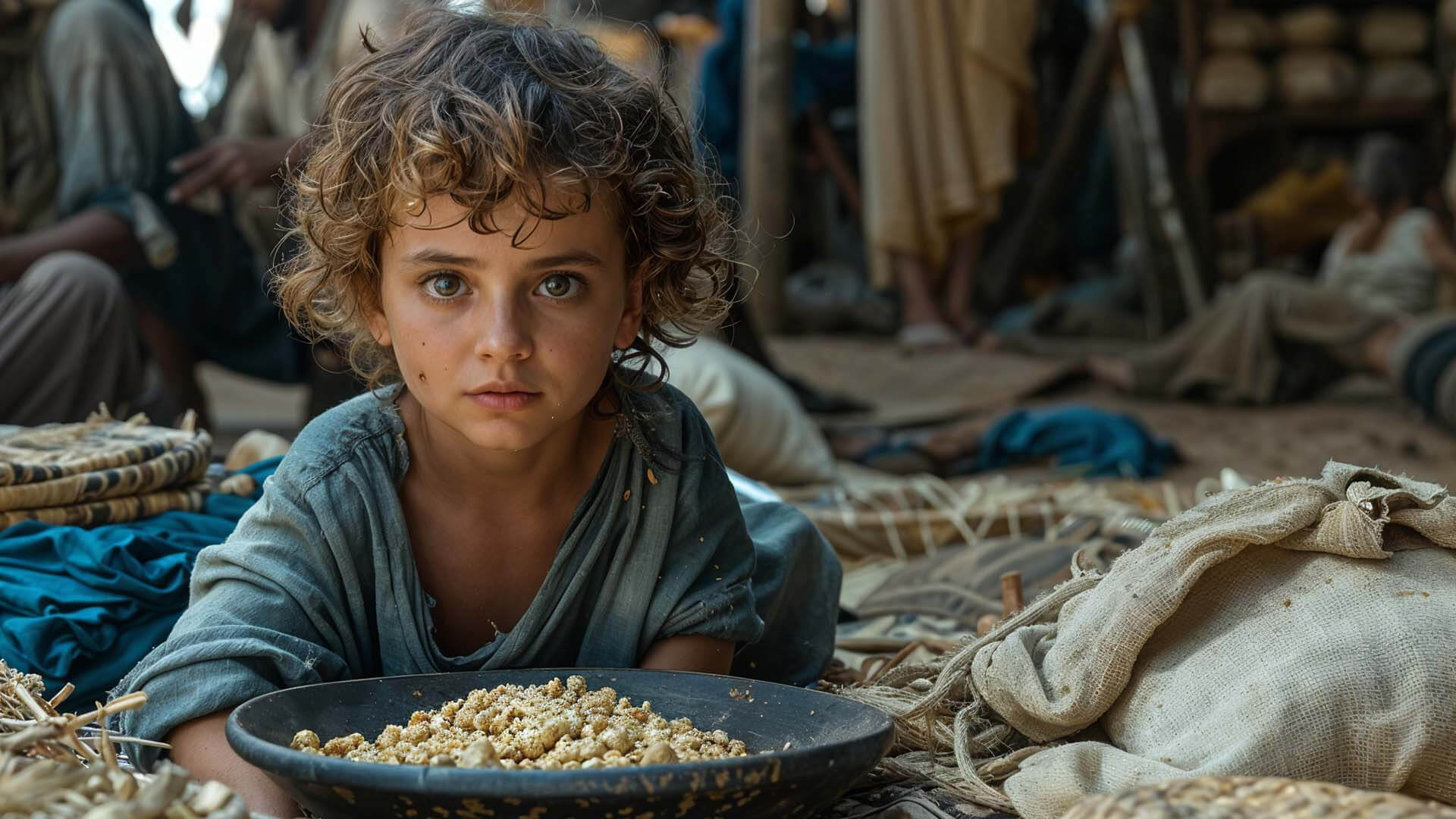 A child supported by community giving