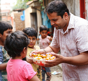 A child reached through community support